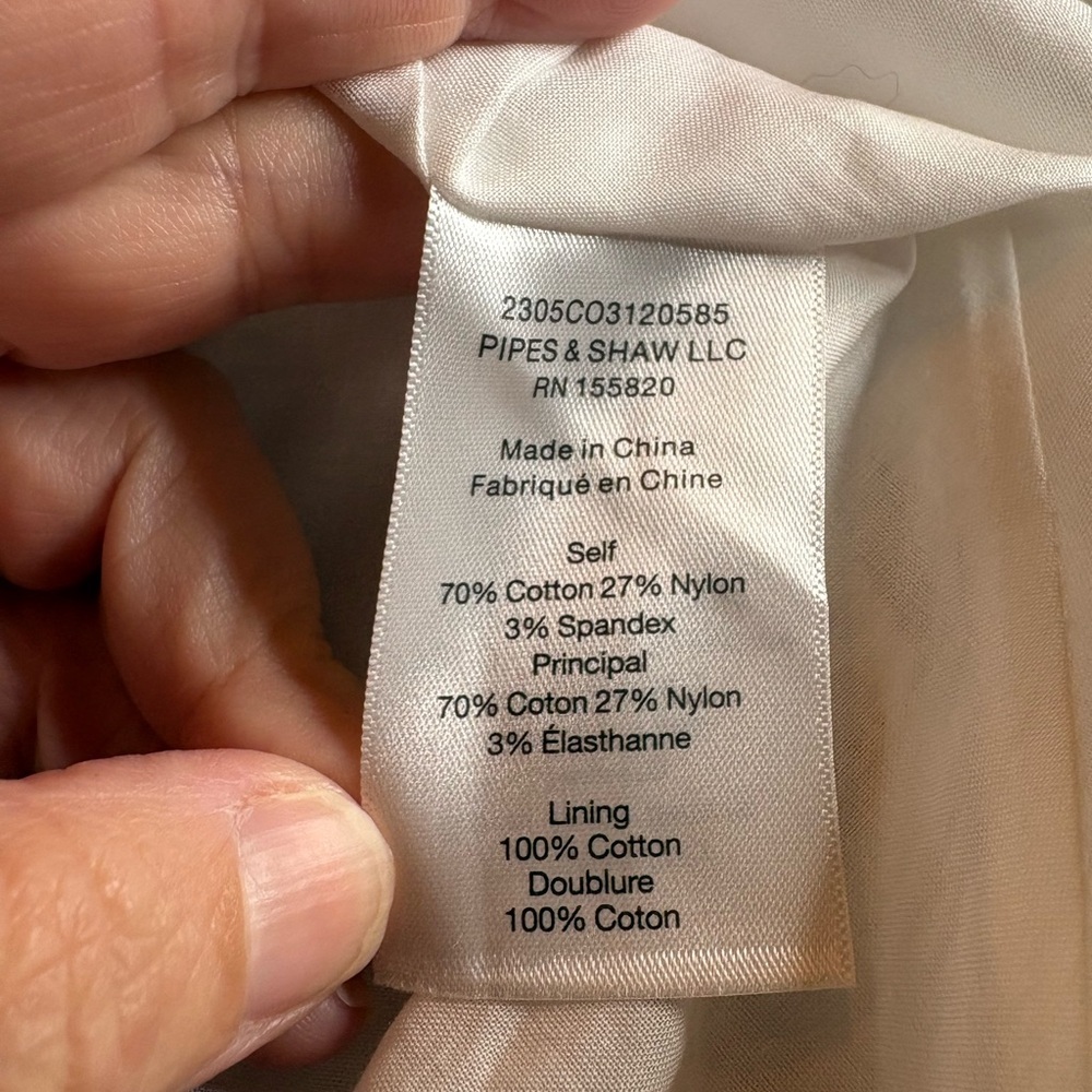 NWT VERONICA BEARD- Fitz White Golden Sand Halter Dress. Size 12 - Picture 12 of 13